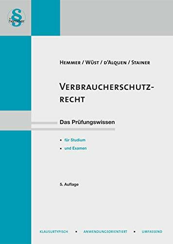 14700 - Skript Verbraucherschutz: Das Prüfungswissen für Studium und Examen (Skripten - Zivilrecht)