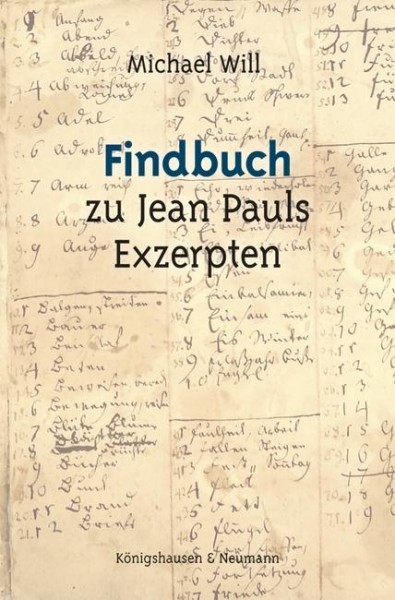 Findbuch zu Jean Pauls Exzerpten