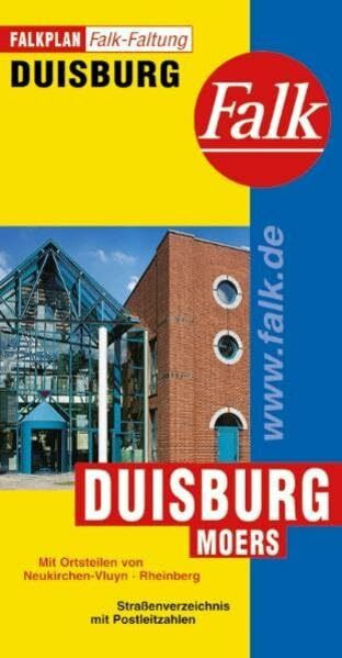 Falkplan Falk-Faltung Duisburg / Moers