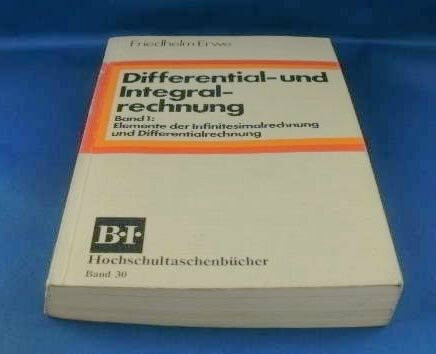 Elemente der Infinitesimalrechnung. Differentialrechnung, Bd 1
