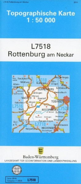 Rottenburg am Neckar 1 : 50 000
