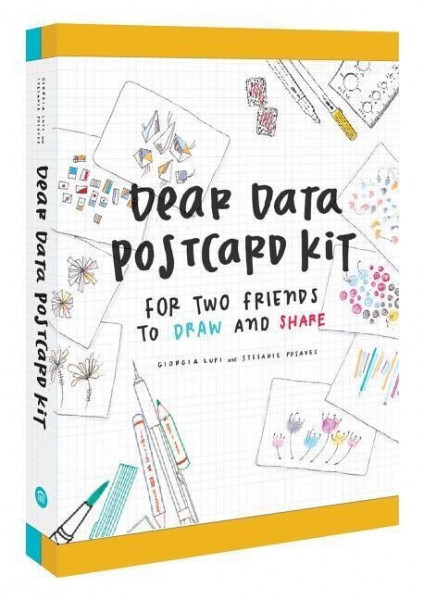 Dear Data Postcard Kit: For Two Friends to Draw and Share (DIY Data Visualization Postcard Kit)