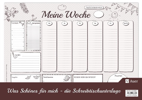 Was Schönes für mich - Schreibtischunterlage A2