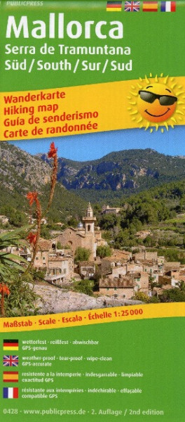 Mallorca - Serra de Tramuntana Sur/Süd /South/Sud 1:25 000