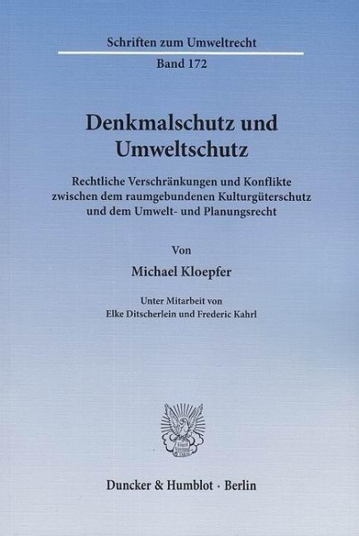 Denkmalschutz und Umweltschutz