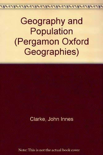 Geography and Population: Approaches and Applications (Pergamon Oxford Geographies S.)