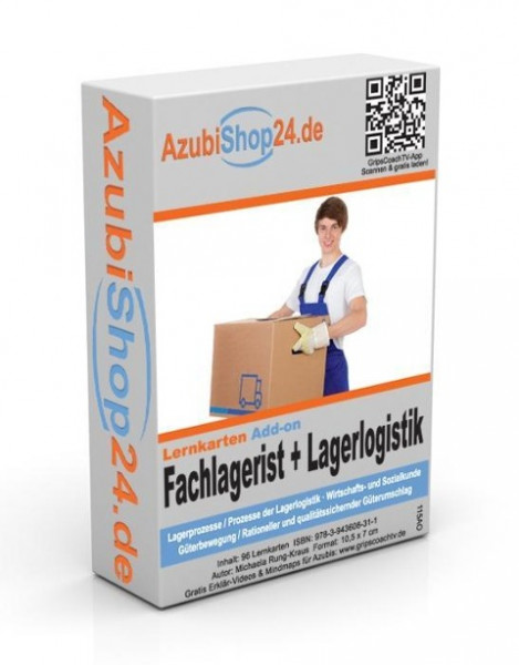 AzubiShop24.de Add-on-Lernkarten. Fachkraft für Lagerlogistik + Fachlagerist