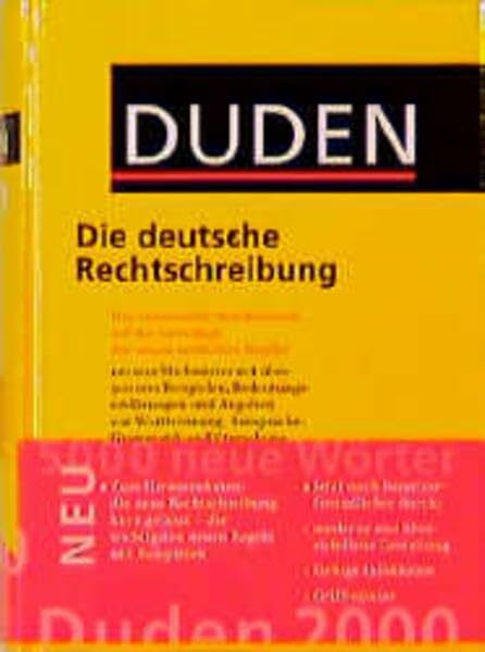 Duden. Die deutsche Rechtschreibung. Buch und CD-ROM: Auf der Grundlage der neuen amtlichen Rechtschreibregeln: Das umfassende Standardwerk auf der Grundlage der neuen amtlichen Regeln