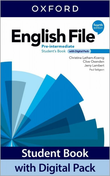 English File: Pre-Intermediate: Student Book with Digital Pack: Print Student Book and 2 years' access to Student e-book, Workbook e-book, Online Practice and Student Resources.