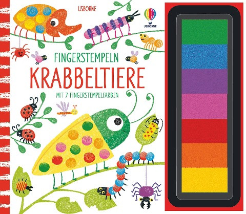 Fingerstempeln: Krabbeltiere