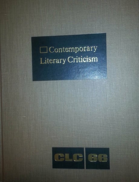 Contemporary Literary Criticism: Excerpts from Criticism of the Works of Today's Novelists, Poets, Playwrights, Short Story Writers, Scriptwriters, &: ... Scriptwriters, and Other Creative Writers