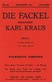 Die Fackel auf DVD-ROM: Volltextausgabe und komplette Reproduktion der Originalseiten aller 922 Ausgaben (1899-1936)