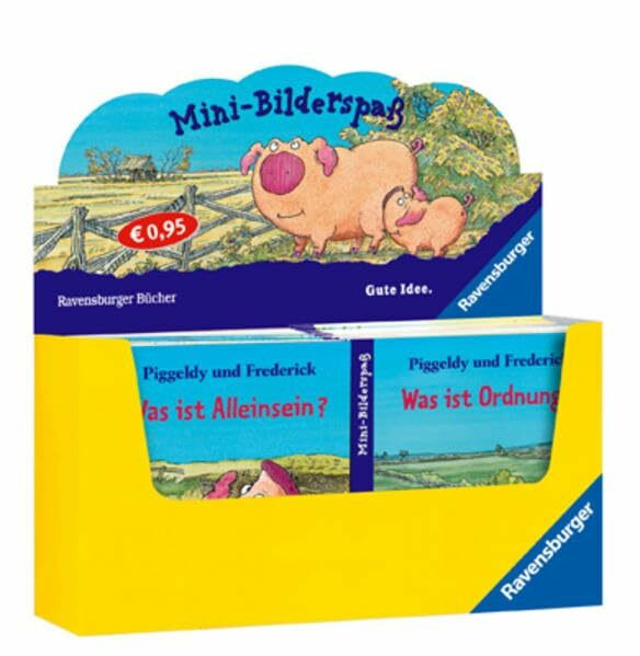 4 Bücher Piggeldy und Frederick - Miniausgabe