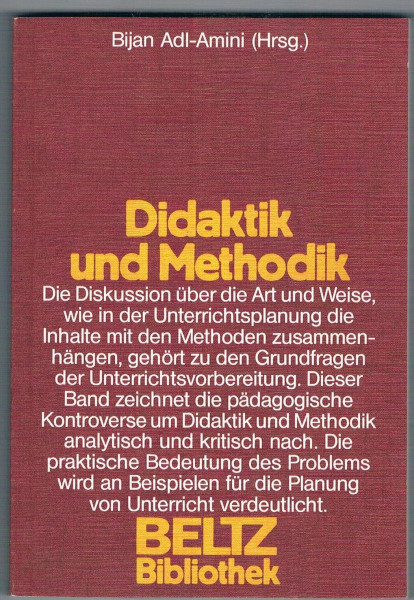 Didaktik und Methodik (Beltz Bibliothek)