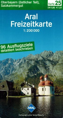 Aral Freizeitkarten, Bl.25, Oberbayern (östlicher Teil), Salzkammergut