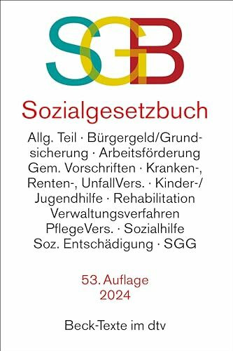 Sozialgesetzbuch mit Sozialgerichtsgesetz: Rechtsstand: 28. April 2024