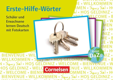 Erste-Hilfe-Wörter: Schüler und Erwachsene lernen Deutsch mit Fotokarten