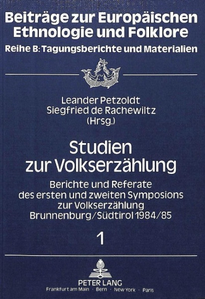 Studien zur Volkserzählung