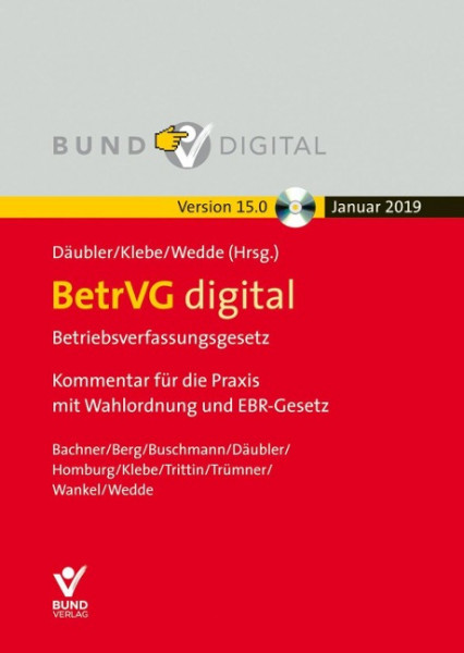 BetrVG digital Vers. 15.0 - Einzelbezug