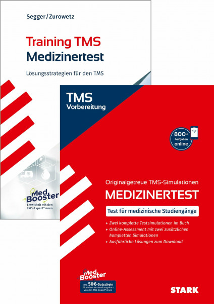 STARK TMS Vorteilspaket - Testsimulationen/ Training TMS 2026 - Der Medizinertest (Einstellungs- und Einstiegstests)