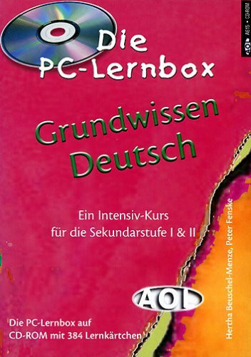 Grundwissen Deutsch, 1 CD-ROMEin Intensivkurs für die Sekundarstufe I & II. Für Windows 95/98 oder 2000. CD-ROM m. 384 Lernkärtchen