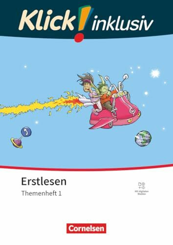 Klick! Erstlesen - Grundschule/Förderschule - Klick! inklusiv: Themenhefte für Lernende mit Förderbedarf - 1.-4. Schuljahr: Themenheft 1 - Buchstabenlehrgang Teil 1, mit digitalen Medien