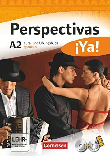 Perspectivas ¡Ya! - Spanisch für Erwachsene - Aktuelle Ausgabe - A2: Kurs- und Übungsbuch mit Vokabeltaschenbuch und Lösungsheft - Mit zwei CDs sowie ... DVD (Perspectivas ¡Ya!, Aktuelle Ausgabe, A2)