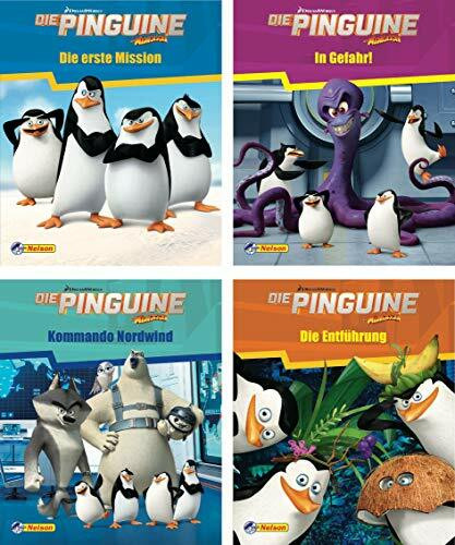 Nelson Mini-Bücher: Dreamworks Die Pinguine aus Madagascar 1-4: 24 Mini-Bücher im Display