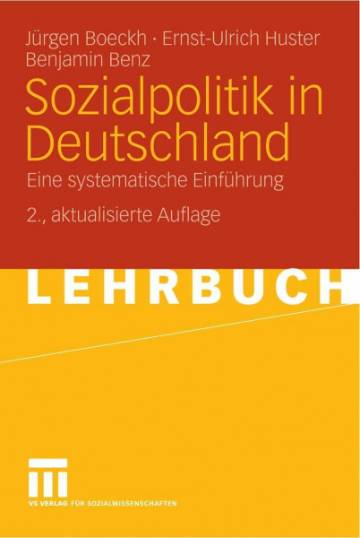 Sozialpolitik in Deutschland: Eine systematische Einführung