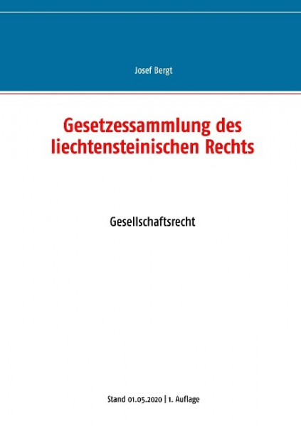 Gesetzessammlung des liechtensteinischen Rechts
