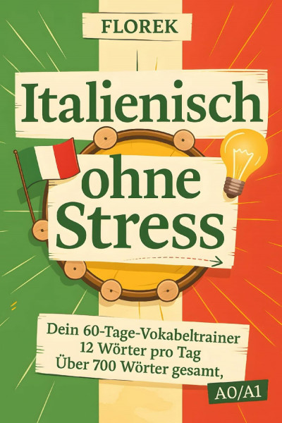 Italienisch ohne Stress: Dein 60-Tage-Vokabeltrainer – 12 Wörter pro Tag: Italienisch Vokabelbuch über 700 Wörter