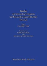 Katalog der lateinischen Fragmente der Bayerischen Staatsbibliothek München
