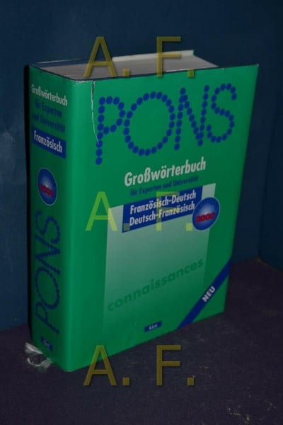PONS Grosswörterbuch: PONS Großwörterbuch für Experten und Universität, Französisch