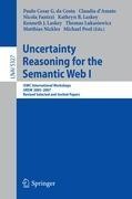Uncertainty Reasoning for the Semantic Web 1