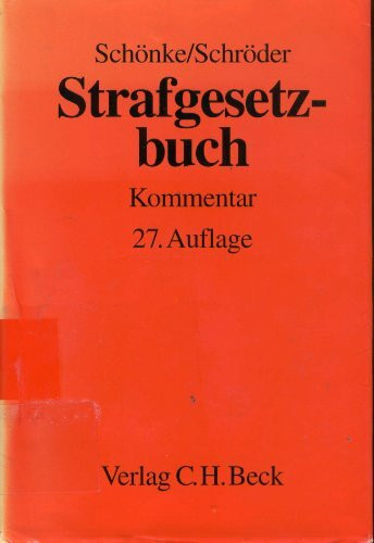 Strafgesetzbuch: Kommentar