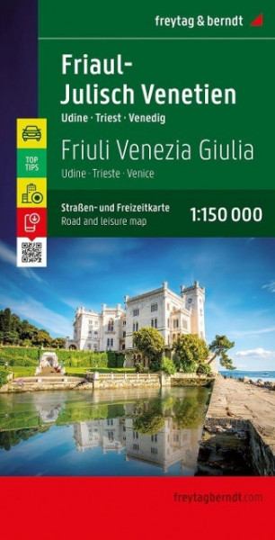 Friaul - Julisch-Venetien - Udine - Triest - Venedig 1 : 150 000