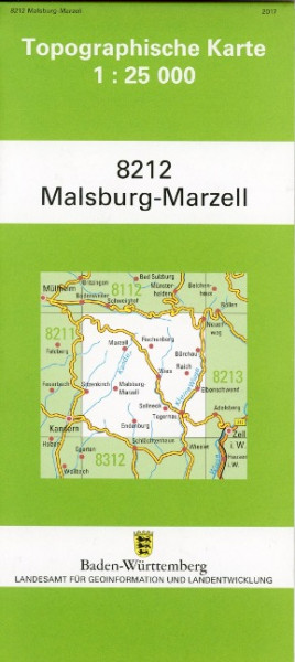 Malsburg-Marzell 1 : 25 000
