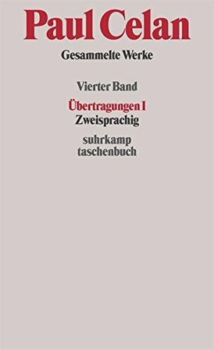 Gesammelte Werke 4–5. Übertragungen: Übertragungen I + II. Zweisprachig. Französ.-Dtsch.. Hrsg. v. Beda Allemann, Stefan Reichert u. a. (suhrkamp taschenbuch)