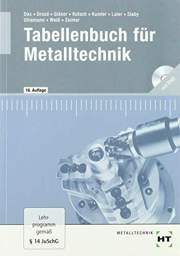 eBook inside: Buch und eBook Tabellenbuch für Metalltechnik