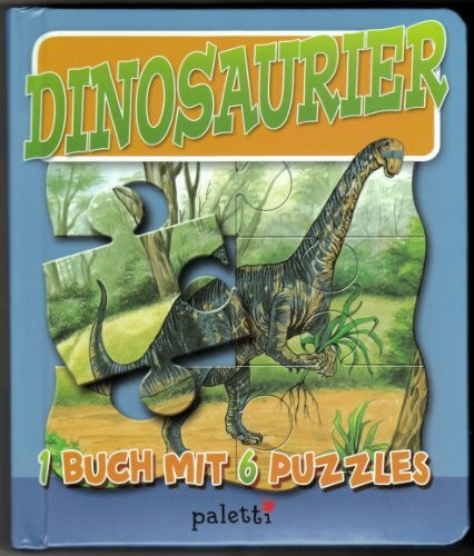 Dinosaurier / 1 Buch mit 6 Puzzles