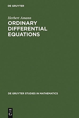 Ordinary Differential Equations: An Introduction to Nonlinear Analysis (De Gruyter Studies in Mathematics, 13)