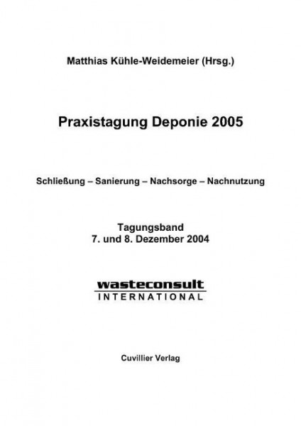 Praxistagung Deponie 2005