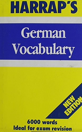 Harrap German Vocabulary