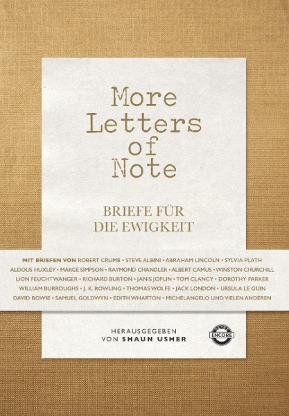 More Letters of Note