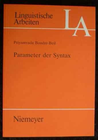 Parameter der Syntax (Linguistische Arbeiten)