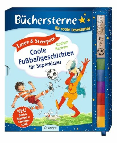 Lesen & Stempeln. Coole Fußballgeschichten für Superkicker: Büchersterne. 1./2. Klasse
