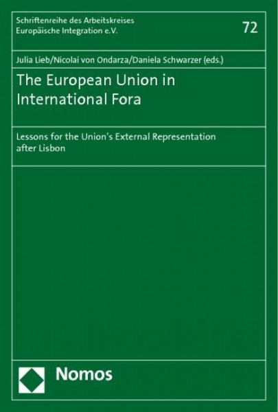 The European Union in International Fora