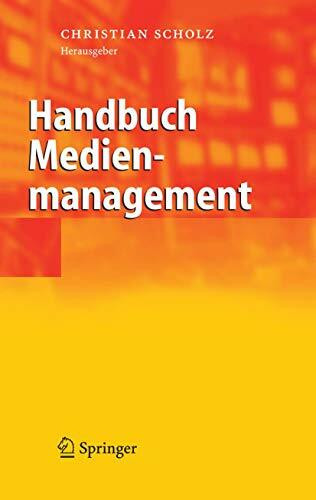 Handbuch Medienmanagement