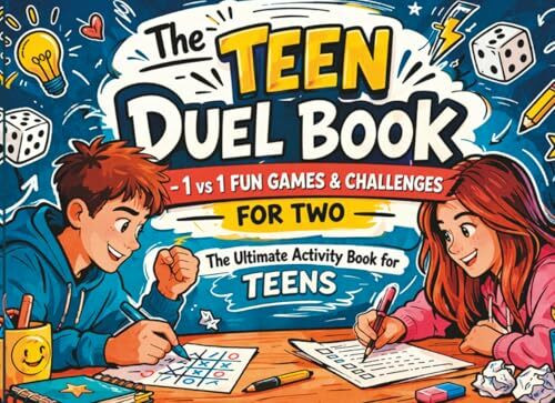 The Teen Duel Book: 1 vs 1 Fun Games & Challenges for Two – The Ultimate Activity Book for Teenager