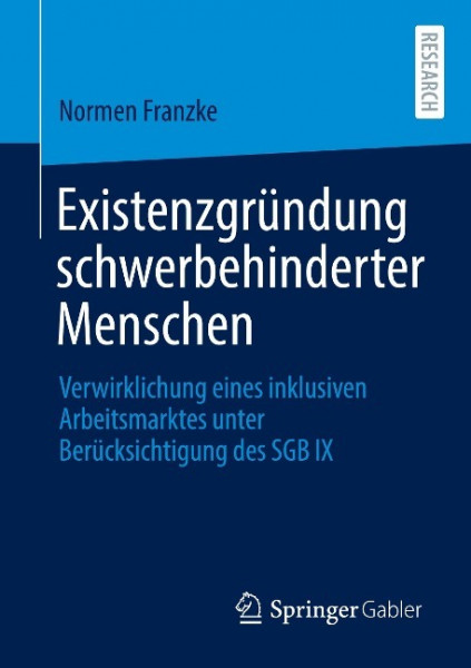 Existenzgründung schwerbehinderter Menschen
